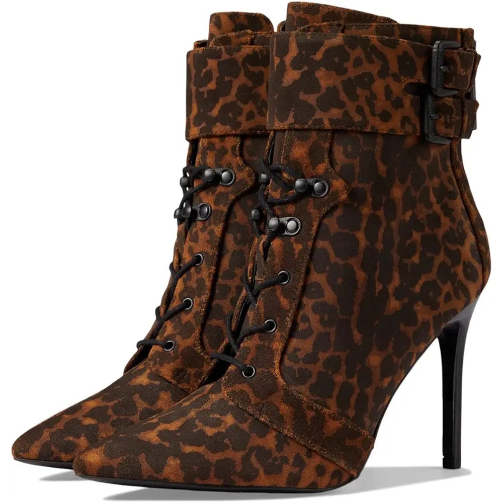GUESS® womens leopard print Bossi Heels size 7 M new without tags